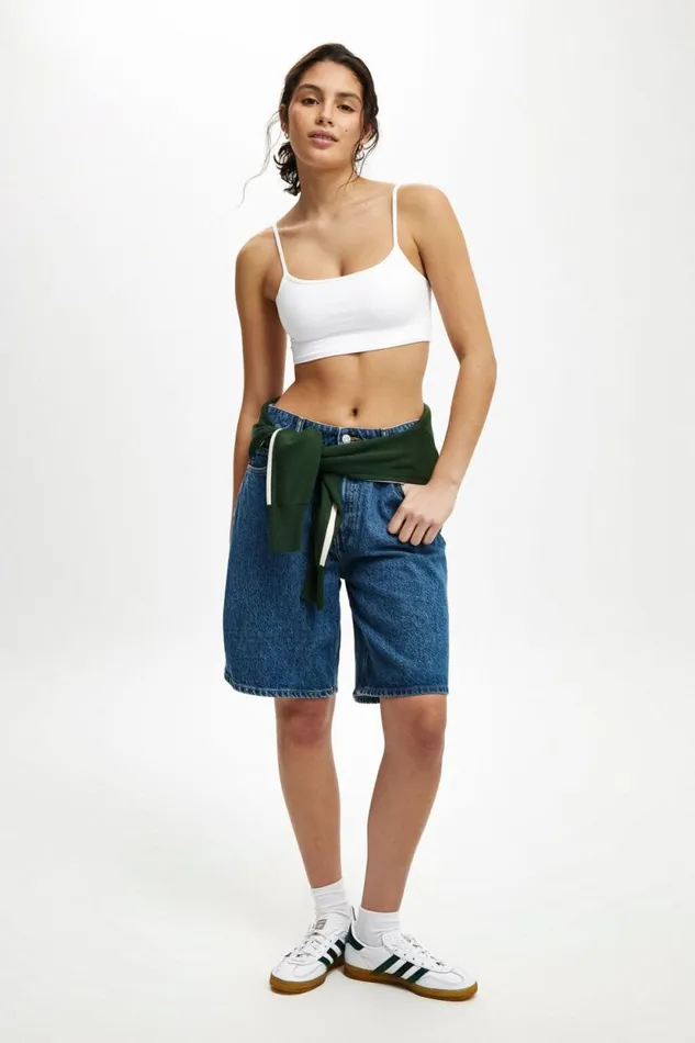 All Day Micro Crop Cami White Women Cotton On Tops All Day Micro Crop Cami White Women Cotton On Tops