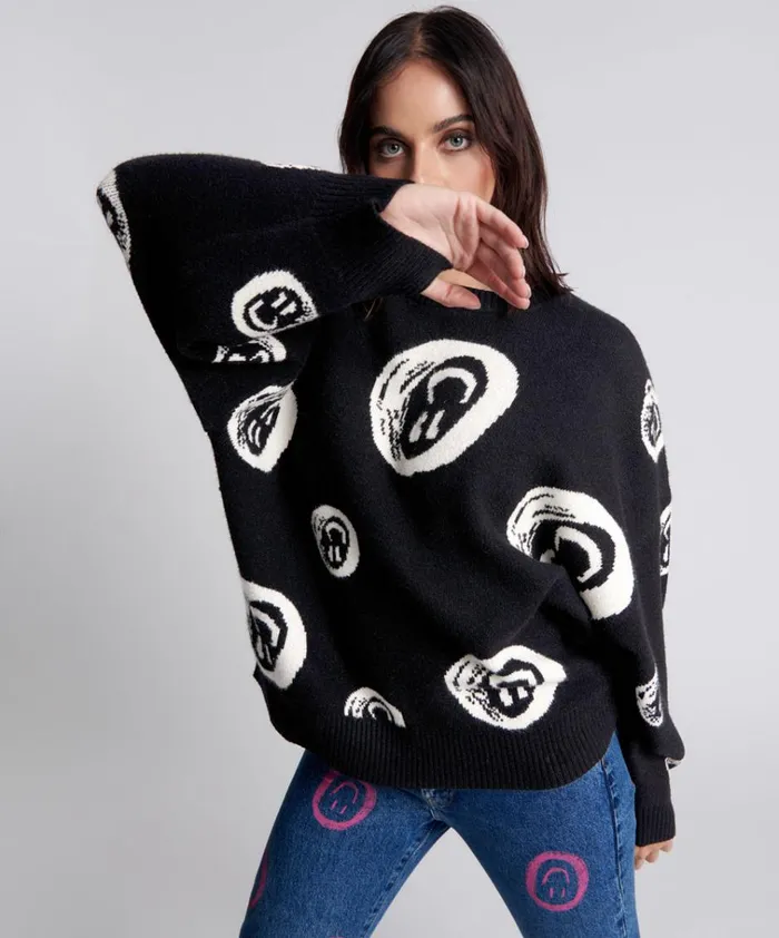 ALL SMILES SWEATER Women One Teaspoon Knitwear ALL SMILES SWEATER Women One Teaspoon Knitwear