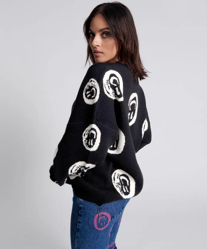 ALL SMILES SWEATER Women One Teaspoon Knitwear ALL SMILES SWEATER Women One Teaspoon Knitwear