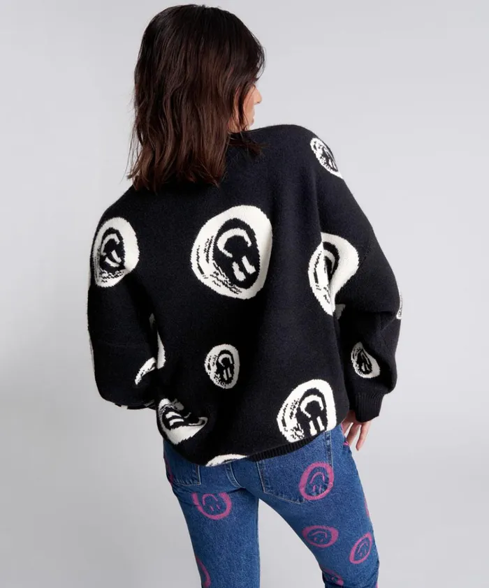 ALL SMILES SWEATER Women One Teaspoon Knitwear ALL SMILES SWEATER Women One Teaspoon Knitwear