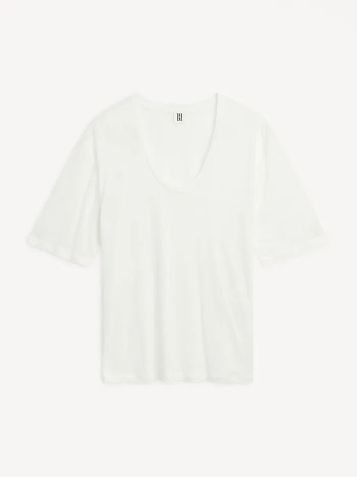 Amaringa TShirt Soft White Women By Malene Birger Tops and Blouses