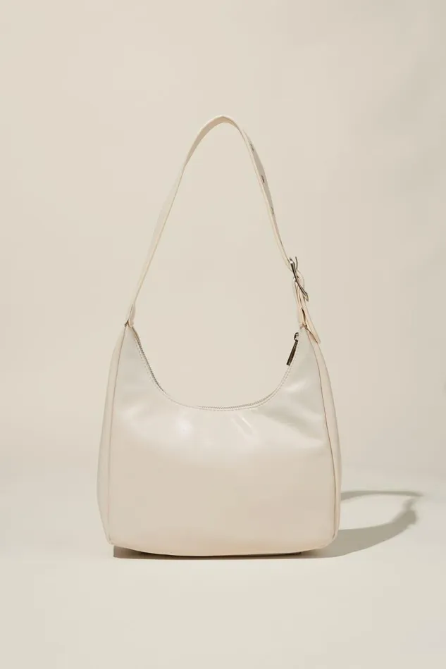 Amelia Shoulder Bag Stone Women Cotton On Bags and Belts