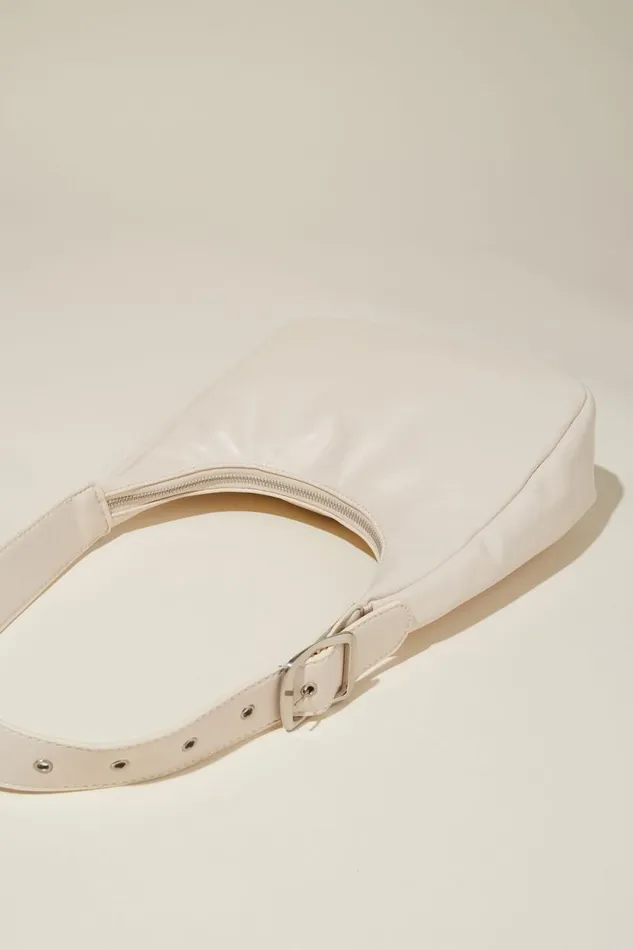 Amelia Shoulder Bag Stone Women Cotton On Bags and Belts