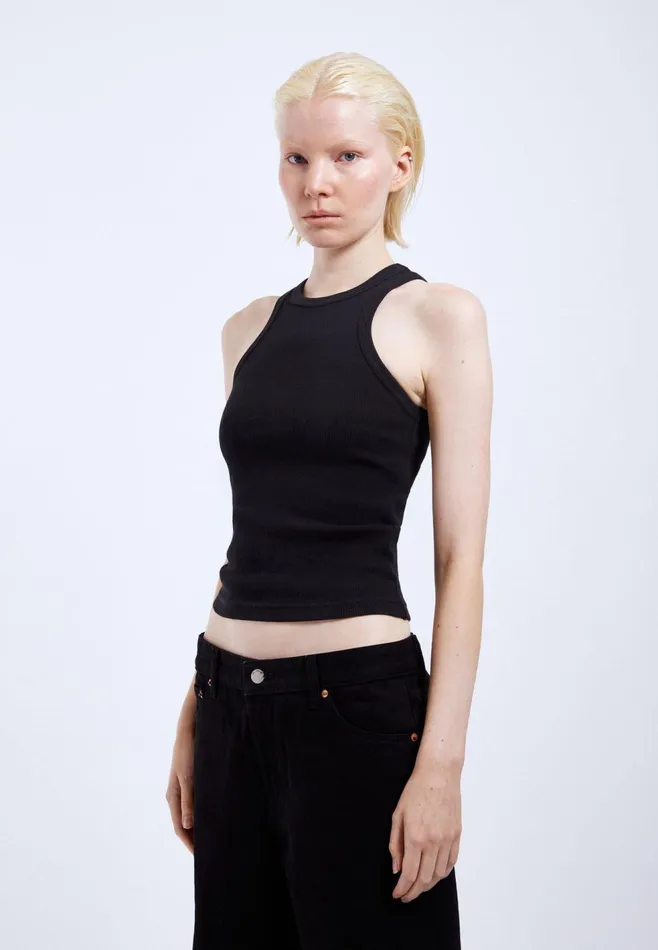 Amelie Tank Top 8211 Black Black Women Dr Denim Tees and Tanks