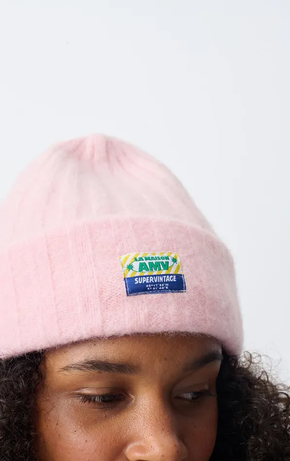American Vintage Beanies and Caps WomenMen Beanie Vitow Melange Sugared Almond American Vintage Beanies and Caps WomenMen Beanie Vitow Melange Sugared Almond