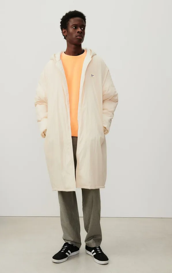 American Vintage Coats and Puffer Coats Men Parka Zotcity Ecru