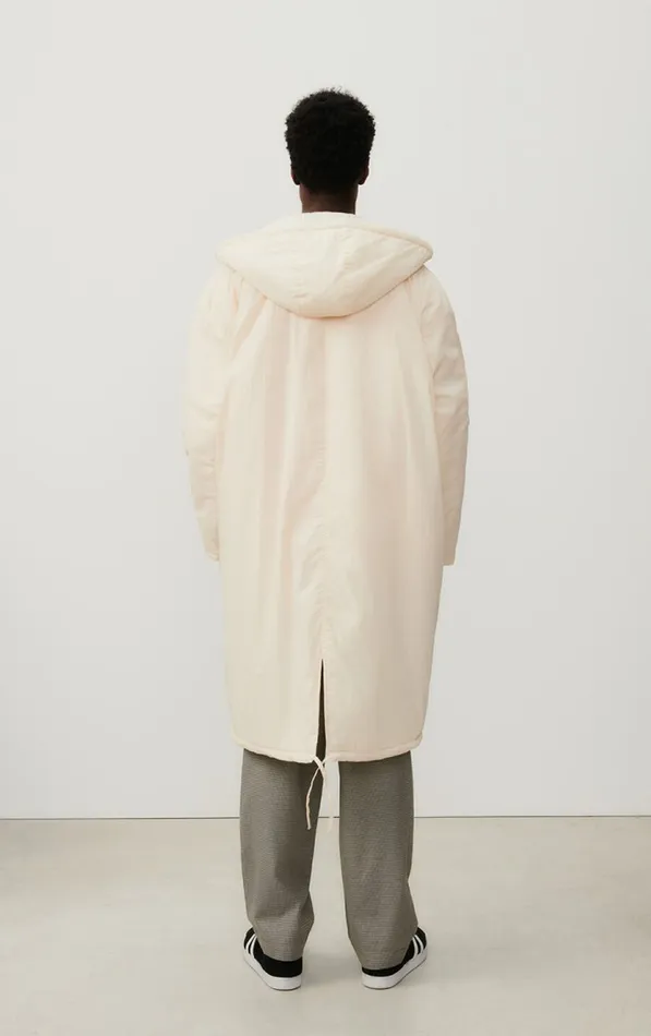 American Vintage Coats and Puffer Coats Men Parka Zotcity Ecru American Vintage Coats and Puffer Coats Men Parka Zotcity Ecru