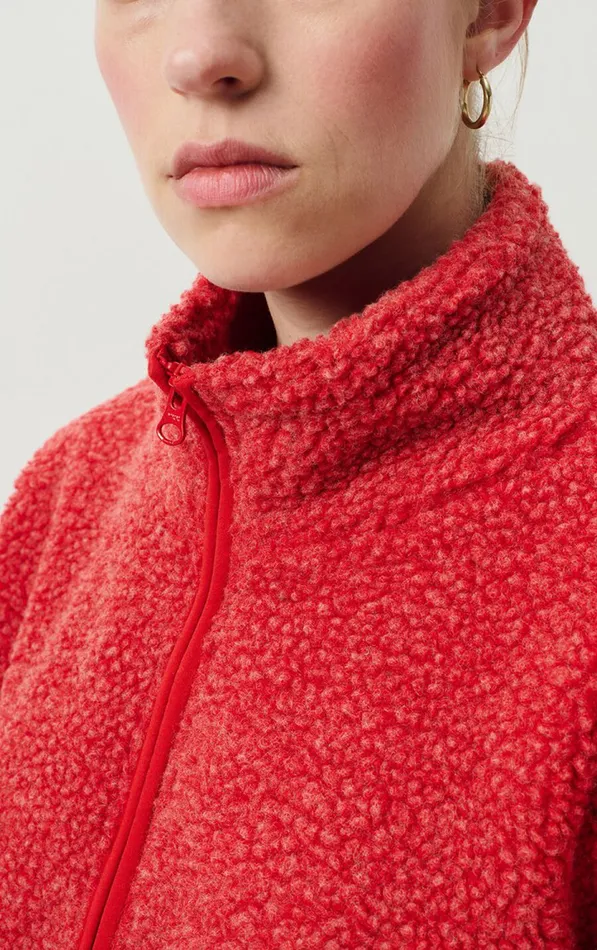 American Vintage Jackets and Blazers Women Jacket Hoktown Melange Poppy