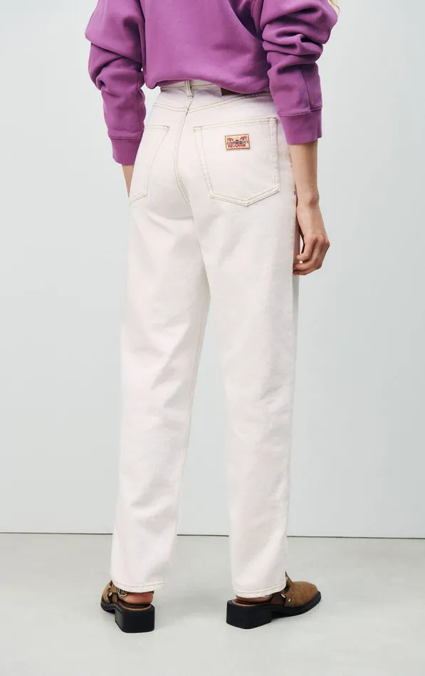 American Vintage Jeans Women Straight Jeans Jozastreet Off White