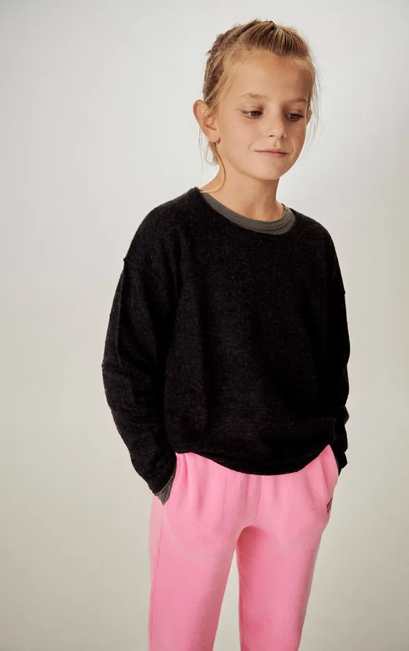 American Vintage Joggers Kids Joggers Izubird Fluo Pink American Vintage Joggers Kids Joggers Izubird Fluo Pink