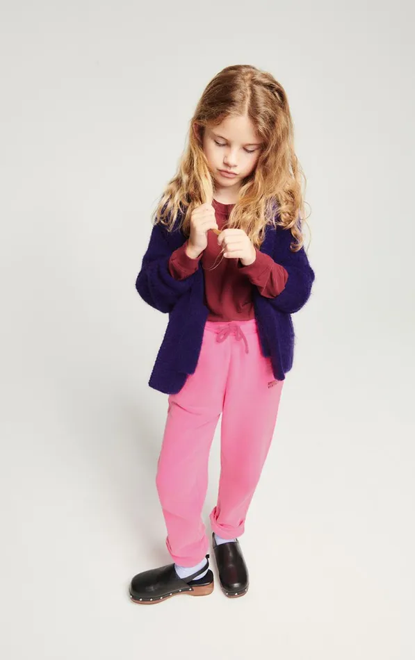 American Vintage Joggers Kids Joggers Izubird Fluo Pink American Vintage Joggers Kids Joggers Izubird Fluo Pink