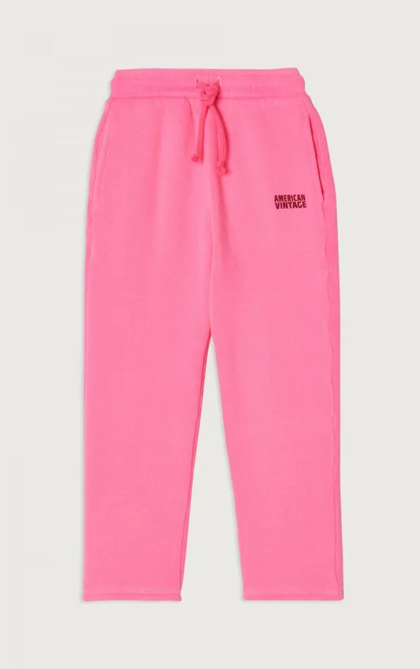 American Vintage Joggers Kids Joggers Izubird Fluo Pink American Vintage Joggers Kids Joggers Izubird Fluo Pink