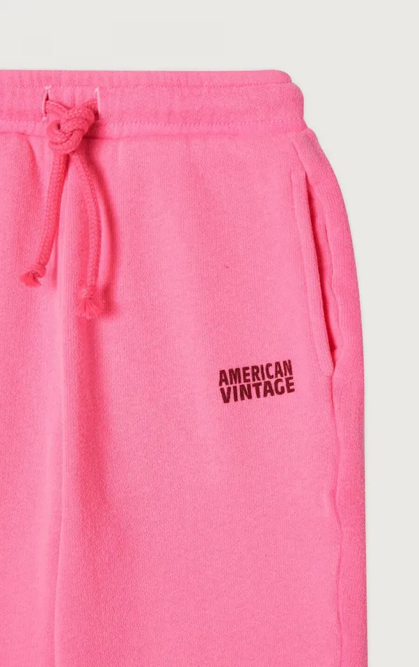 American Vintage Joggers Kids Joggers Izubird Fluo Pink American Vintage Joggers Kids Joggers Izubird Fluo Pink