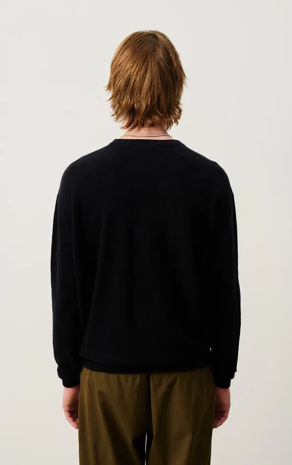 American Vintage Jumpers and Cardigans Men Jumper Raxow Black American Vintage Jumpers and Cardigans Men Jumper Raxow Black