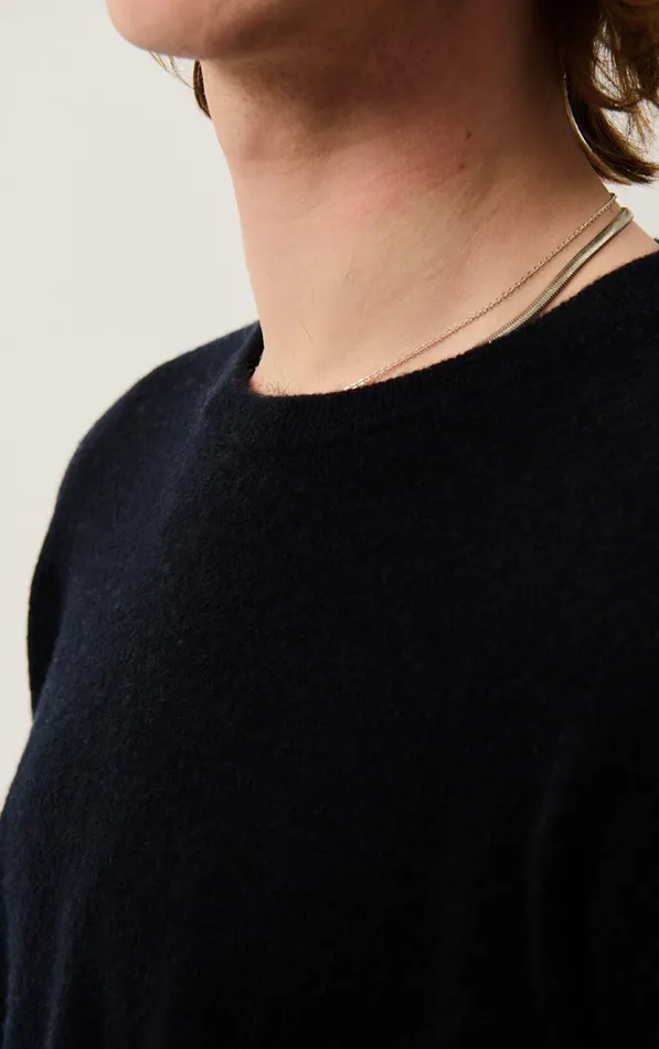 American Vintage Jumpers and Cardigans Men Jumper Raxow Black American Vintage Jumpers and Cardigans Men Jumper Raxow Black