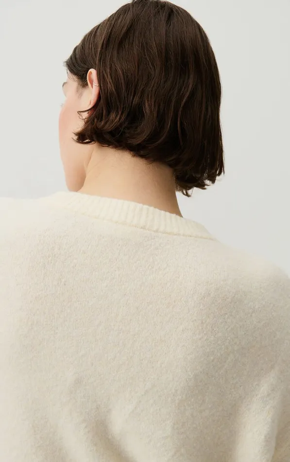 American Vintage Jumpers and Cardigans Women Cardigan Damsville Melange Pannacotta American Vintage Jumpers and Cardigans Women Cardigan Damsville Melange Pannacotta