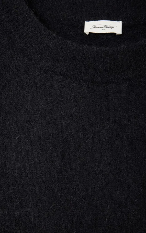 American Vintage Jumpers and Cardigans Women Jumper Vitow Black American Vintage Jumpers and Cardigans Women Jumper Vitow Black