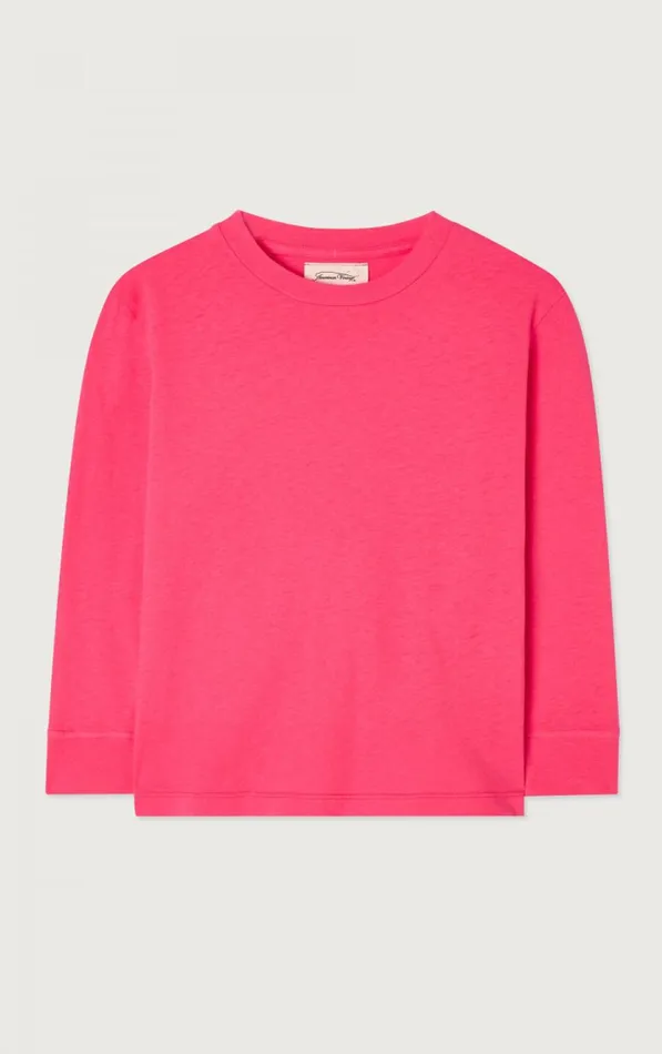 American Vintage Long Sleeve TShirts Kids TShirt Gamipy Fluorescent Hortensia American Vintage Long Sleeve TShirts Kids TShirt Gamipy Fluorescent Hortensia