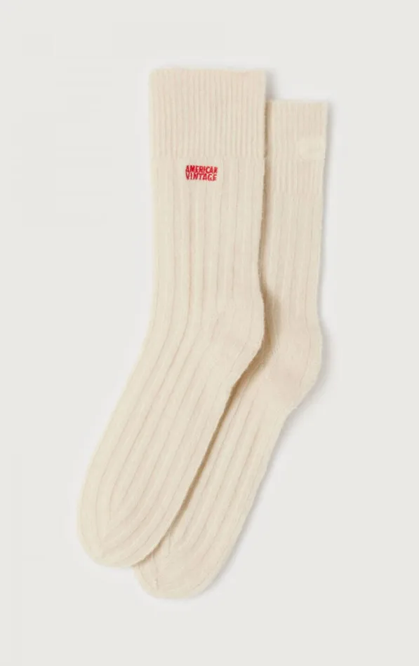 American Vintage Loungewear Women Socks Raxow Nude American Vintage Loungewear Women Socks Raxow Nude