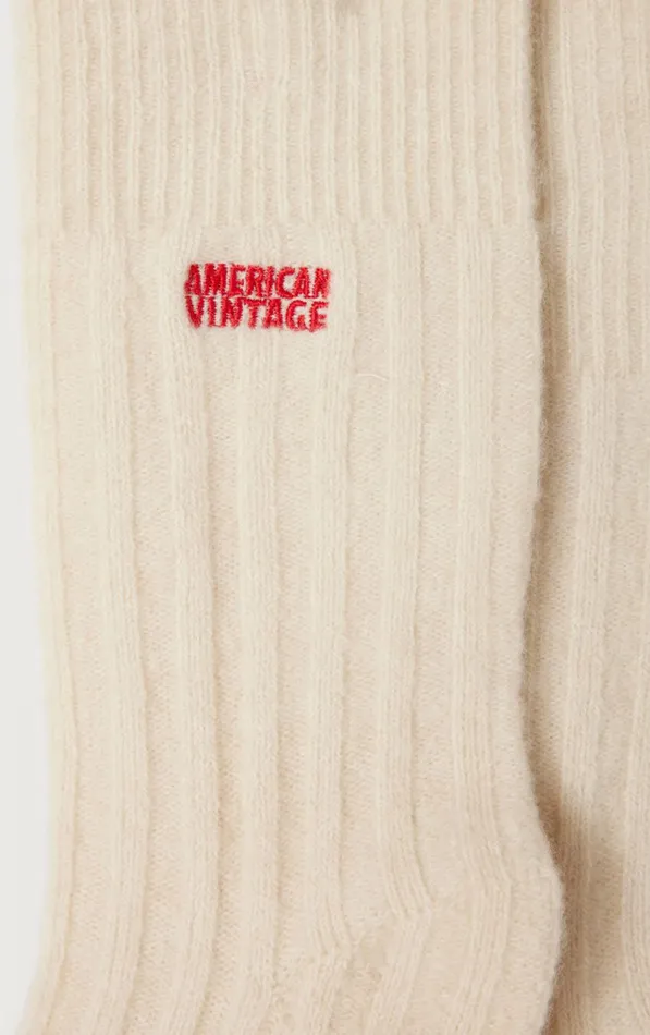 American Vintage Loungewear Women Socks Raxow Nude American Vintage Loungewear Women Socks Raxow Nude