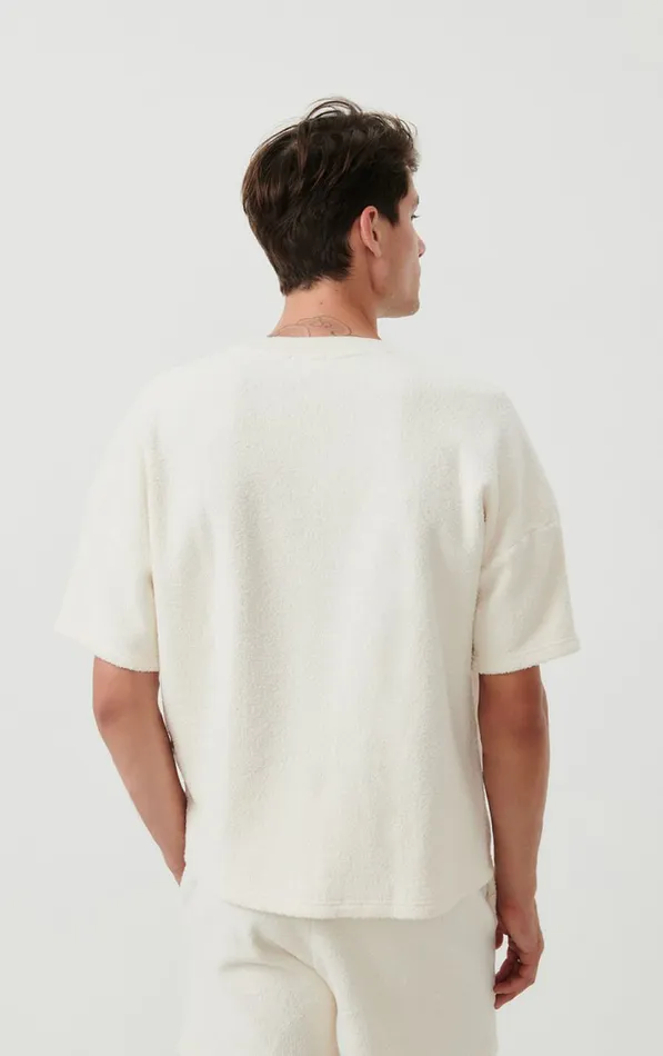 American Vintage Short Sleeve TShirts Men TShirt Bobypark Ecru American Vintage Short Sleeve TShirts Men TShirt Bobypark Ecru