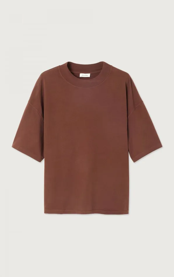 American Vintage Short Sleeve TShirts Men TShirt Fazy Vintage Chocolate American Vintage Short Sleeve TShirts Men TShirt Fazy Vintage Chocolate