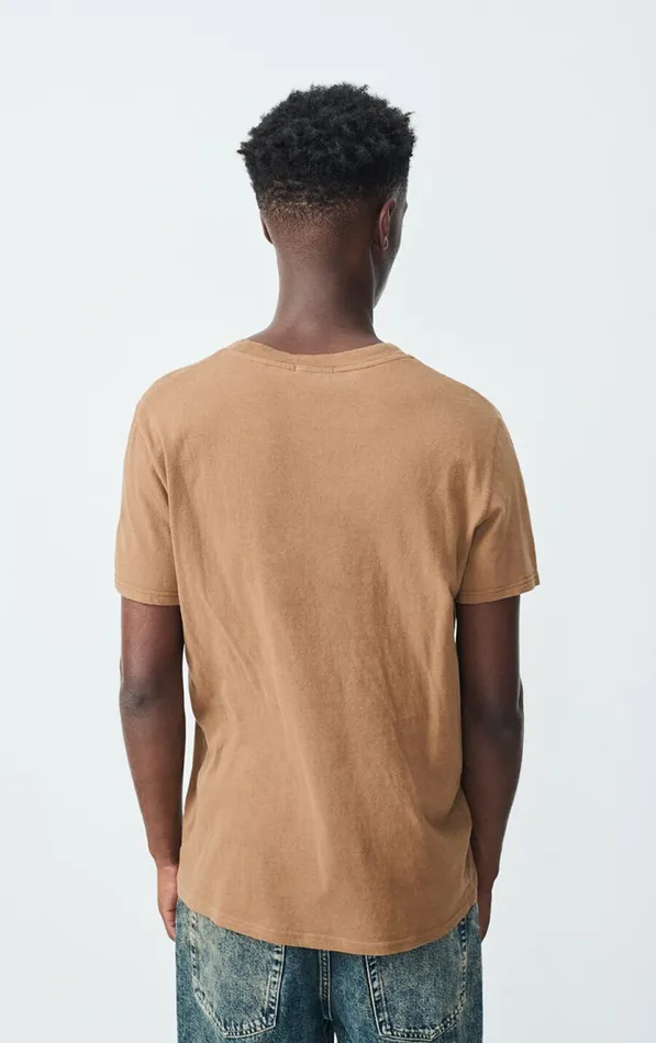 American Vintage Short Sleeve TShirts Men TShirt Gamipy Hazelnut American Vintage Short Sleeve TShirts Men TShirt Gamipy Hazelnut
