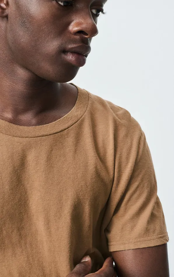 American Vintage Short Sleeve TShirts Men TShirt Gamipy Hazelnut American Vintage Short Sleeve TShirts Men TShirt Gamipy Hazelnut