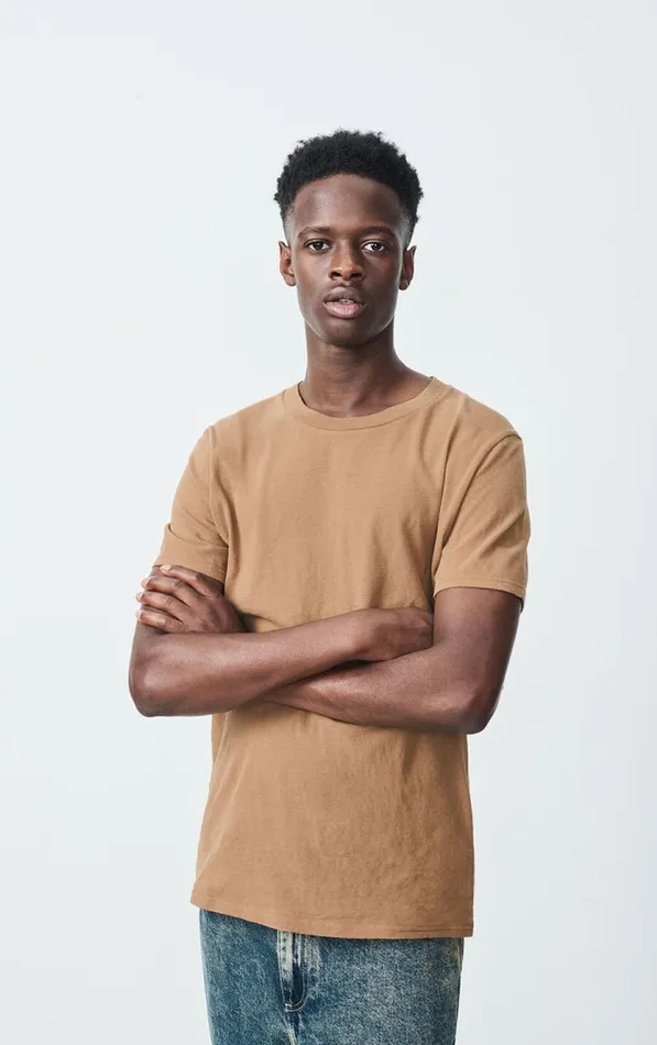 American Vintage Short Sleeve TShirts Men TShirt Gamipy Hazelnut American Vintage Short Sleeve TShirts Men TShirt Gamipy Hazelnut