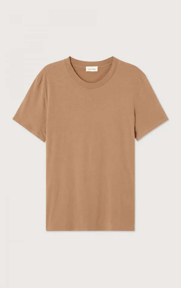 American Vintage Short Sleeve TShirts Men TShirt Gamipy Hazelnut American Vintage Short Sleeve TShirts Men TShirt Gamipy Hazelnut