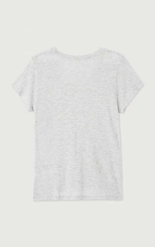 American Vintage Short Sleeve TShirts Women TShirt Jacksonville Polar Melange American Vintage Short Sleeve TShirts Women TShirt Jacksonville Polar Melange