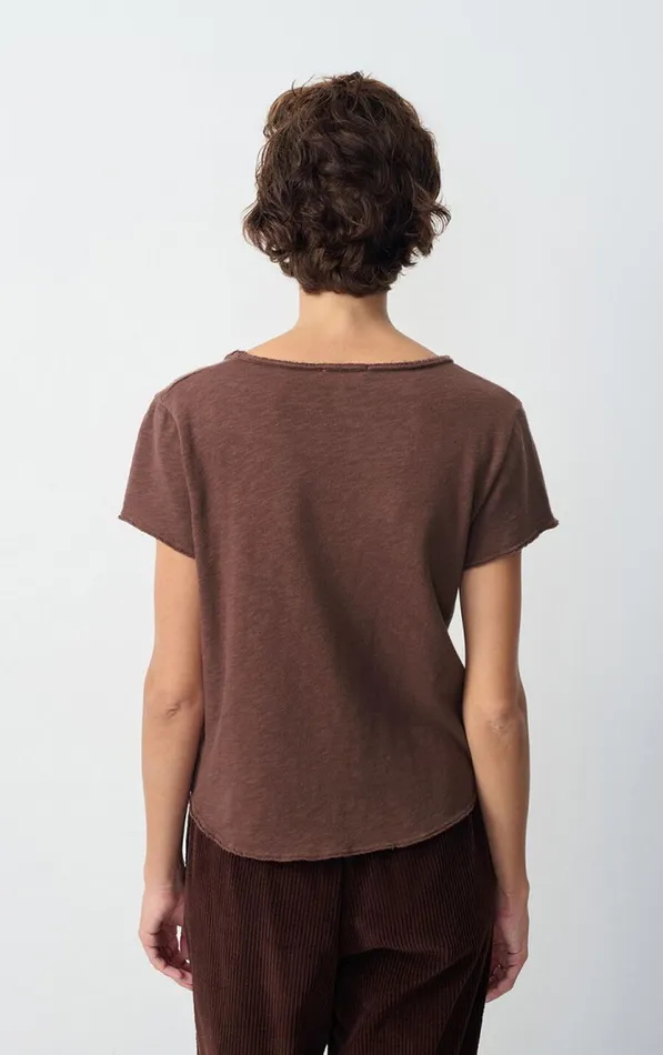 American Vintage Short Sleeve TShirts Women TShirt Sonoma Vintage Choco American Vintage Short Sleeve TShirts Women TShirt Sonoma Vintage Choco