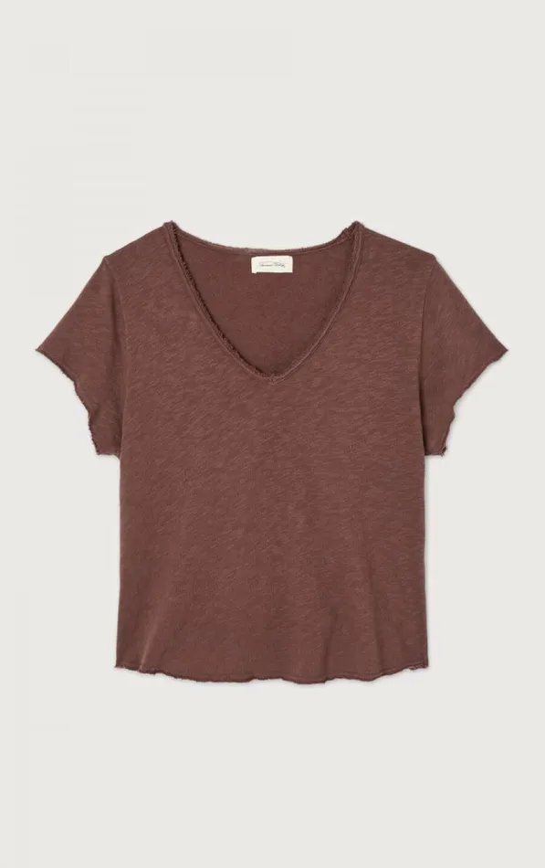 American Vintage Short Sleeve TShirts Women TShirt Sonoma Vintage Choco American Vintage Short Sleeve TShirts Women TShirt Sonoma Vintage Choco