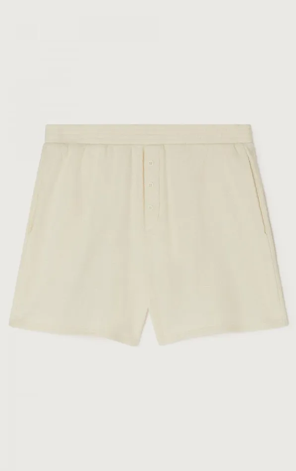 American Vintage Shorts Men Shorts Bobypark Ecru American Vintage Shorts Men Shorts Bobypark Ecru