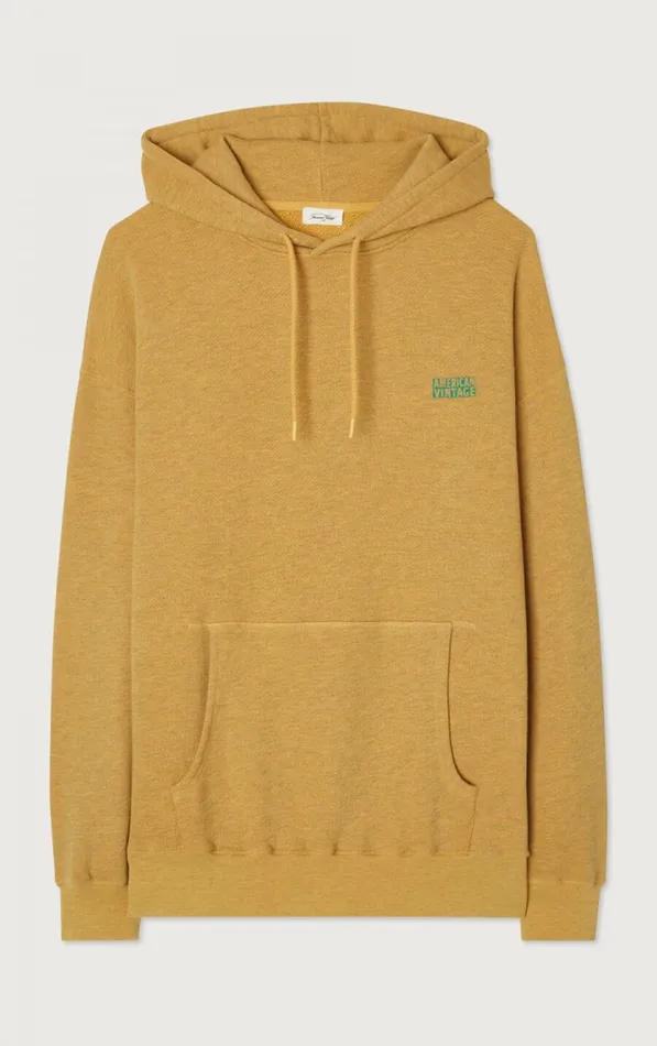 American Vintage Sweatshirts Men Sweatshirt Doven Overdyed Curry American Vintage Sweatshirts Men Sweatshirt Doven Overdyed Curry
