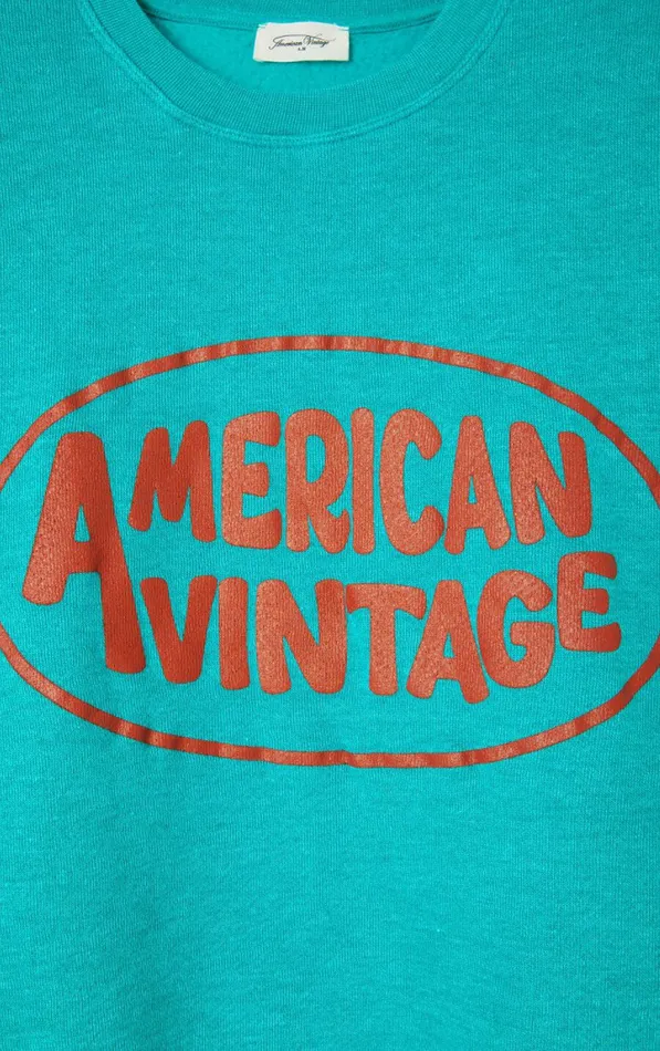 American Vintage Sweatshirts Women Sweatshirt Doven Overdyed Tropics American Vintage Sweatshirts Women Sweatshirt Doven Overdyed Tropics