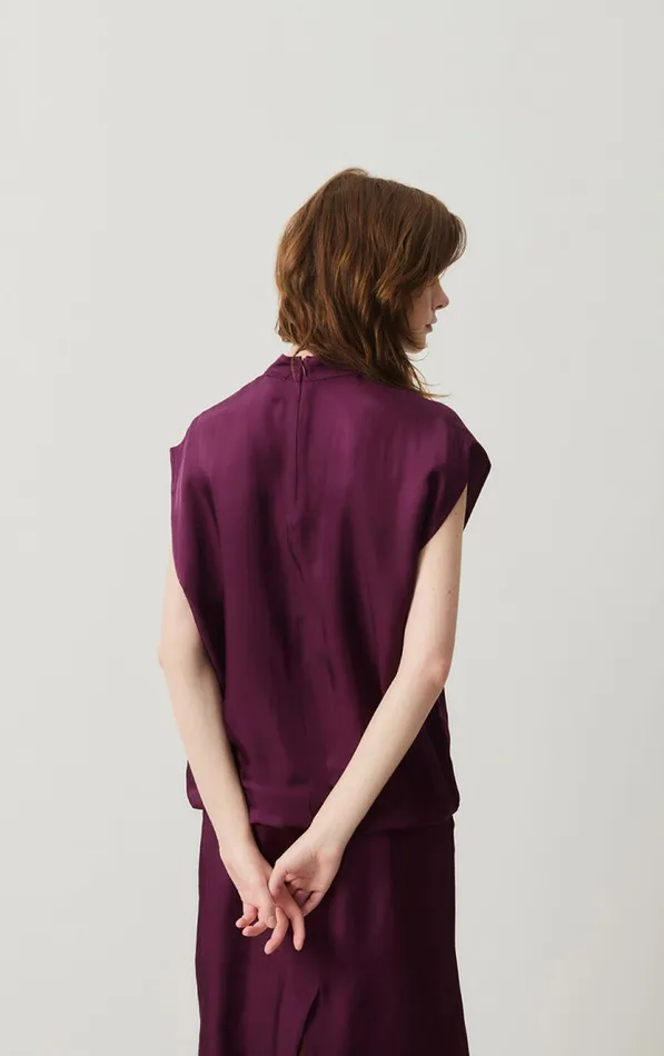 American Vintage Tops and Tanktops Women Top Luabird Grape American Vintage Tops and Tanktops Women Top Luabird Grape