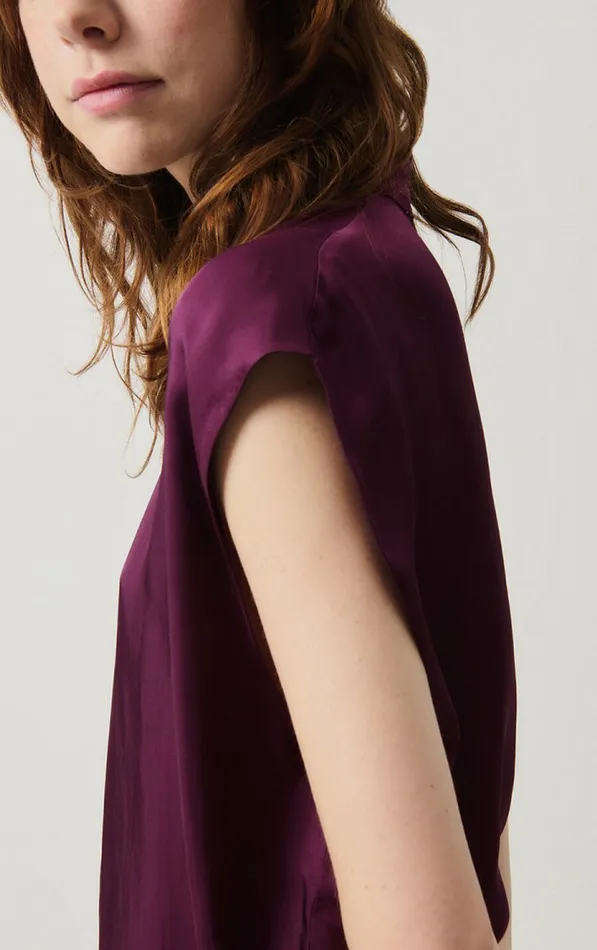 American Vintage Tops and Tanktops Women Top Luabird Grape American Vintage Tops and Tanktops Women Top Luabird Grape
