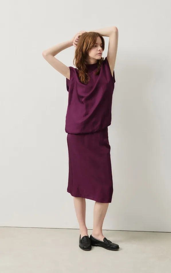 American Vintage Tops and Tanktops Women Top Luabird Grape American Vintage Tops and Tanktops Women Top Luabird Grape