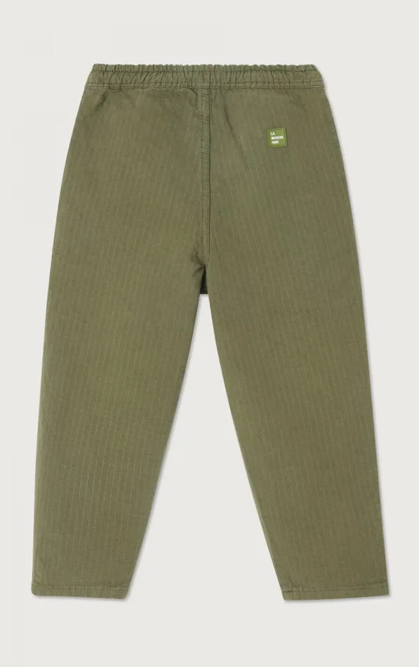 American Vintage Trousers and Shorts Kids Trousers Rygybay Khaki American Vintage Trousers and Shorts Kids Trousers Rygybay Khaki