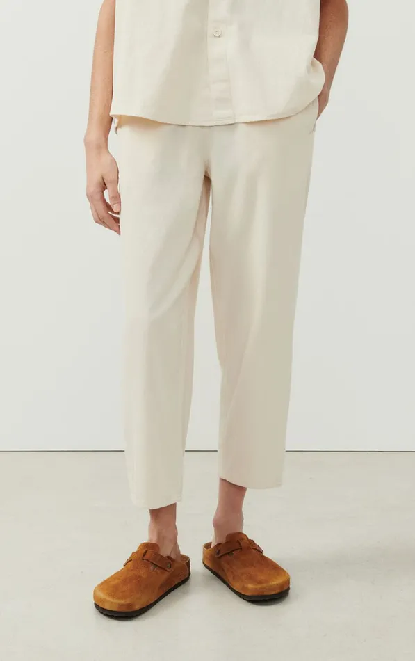 American Vintage Trousers Men Trousers Tirabay Ecru