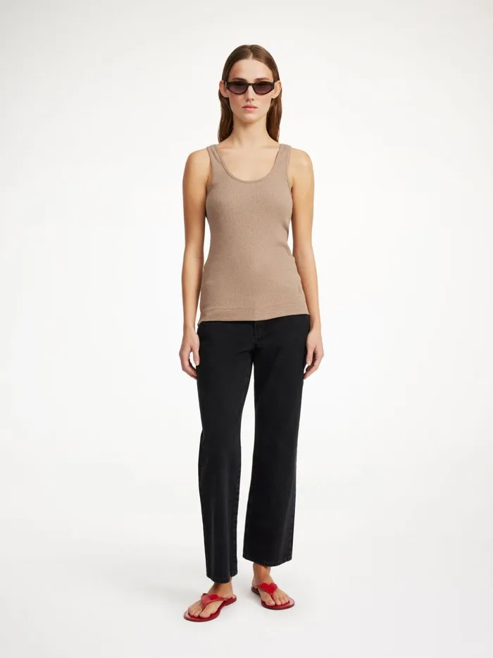 Anisa Organic Cotton Tank Top Nomad Women By Malene Birger Tops and Blouses