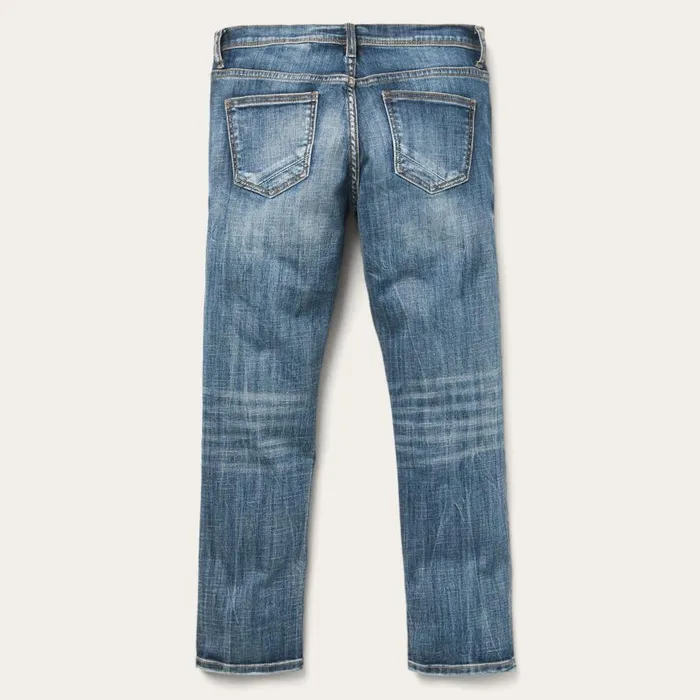 AnkleLength Boyfriend Fit Jean Blue Women Stetson Denim