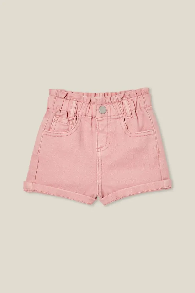 Anna Paperbag Relaxed Short Zephyr Wash Baby Cotton On Bottoms