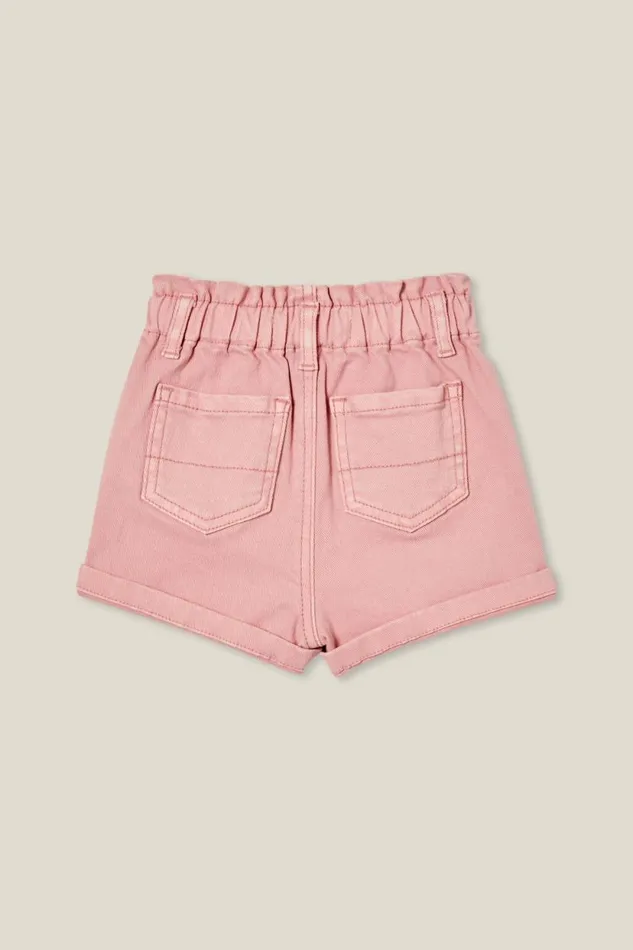 Anna Paperbag Relaxed Short Zephyr Wash Baby Cotton On Bottoms