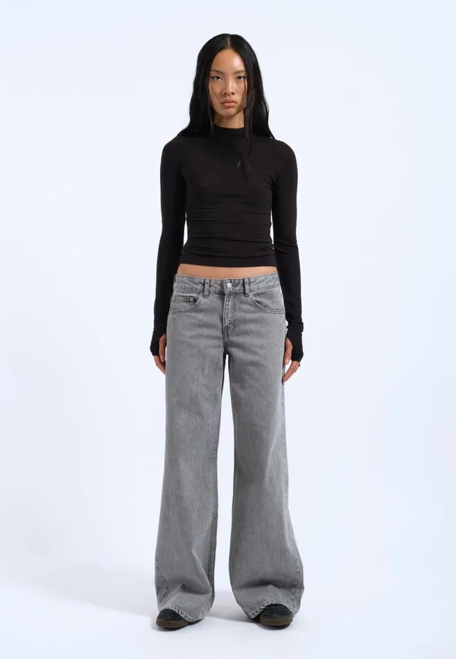 Aria Top 8211 Black Black Women Dr Denim Longsleeves