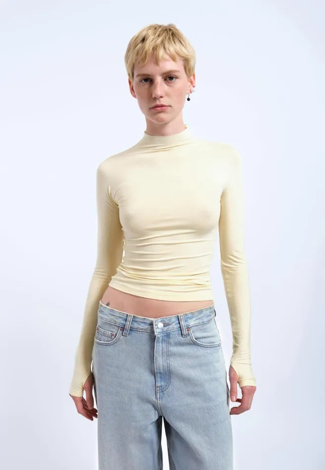 Aria Top 8211 Light Yellow Light Yellow Women Dr Denim Longsleeves