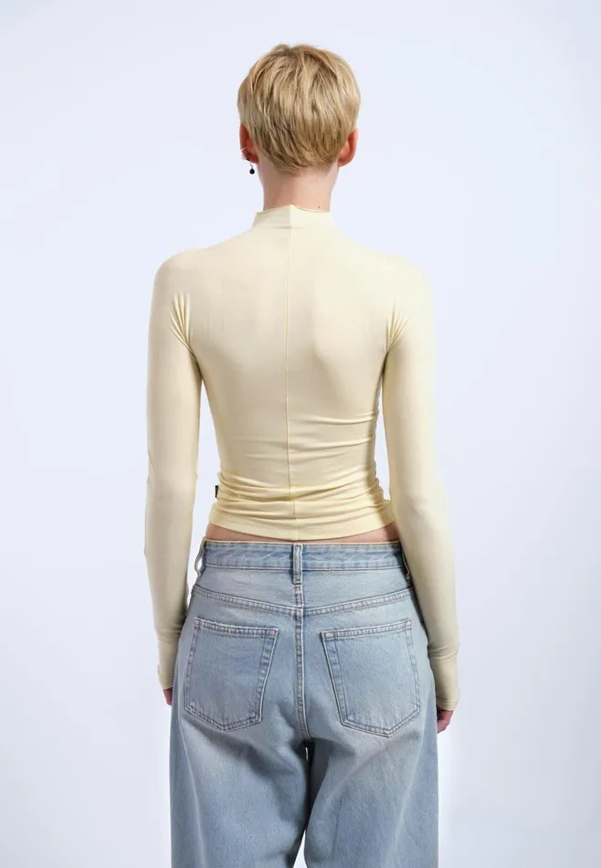 Aria Top 8211 Light Yellow Light Yellow Women Dr Denim Longsleeves