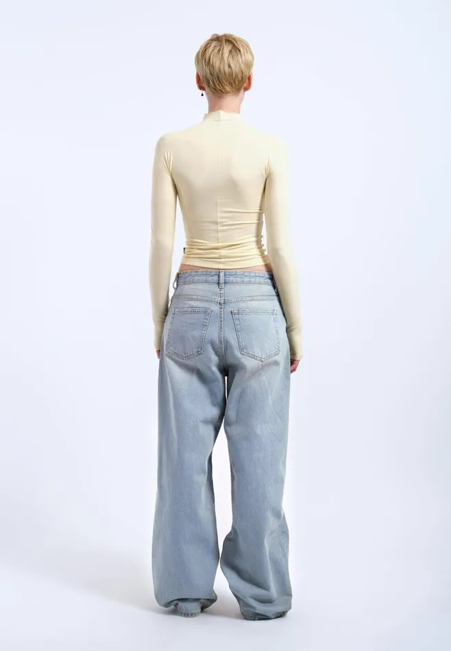Aria Top 8211 Light Yellow Light Yellow Women Dr Denim Longsleeves