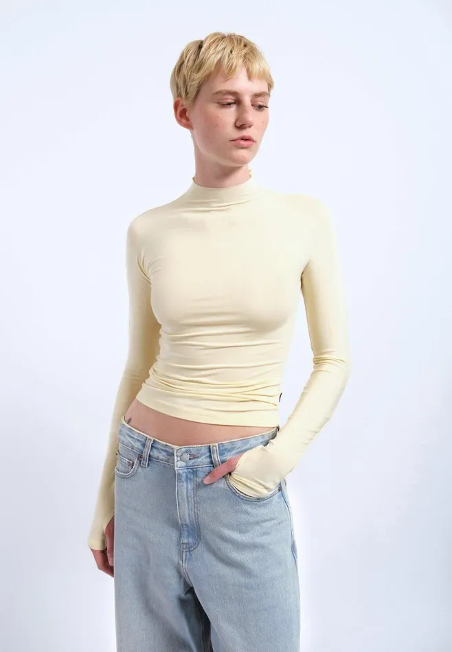 Aria Top 8211 Light Yellow Light Yellow Women Dr Denim Longsleeves